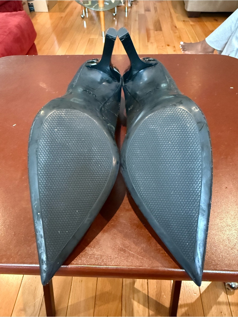 Zara Women's Black Pointed-Stiletto Pumps - Picture 4 of 4